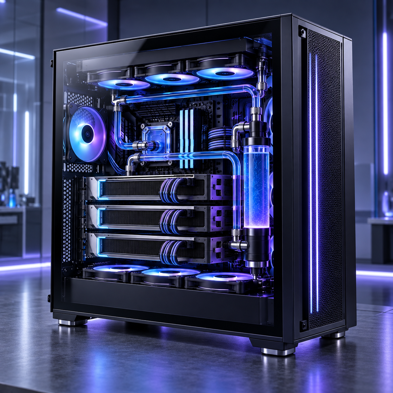 High-technology multi-GPU AI-ready PC